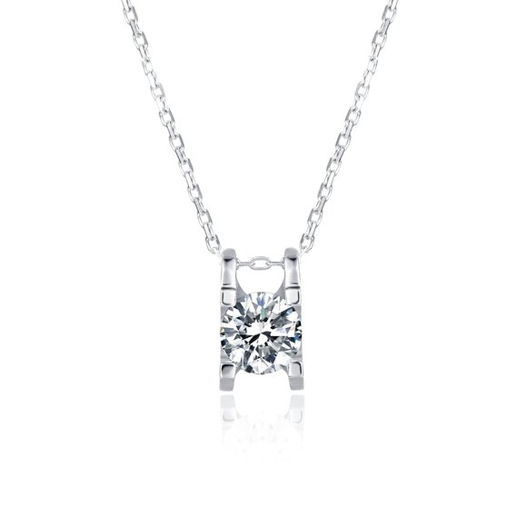Jewelry - The Loving Heart Pendant of Moissanite Diamond